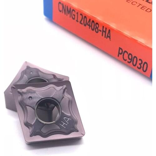 50PCS CNMG120408 HS PC9030 Carbide Inserts lathe inserts tool holder CNC turning MCLNR2020K12 blade stainless steel