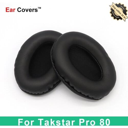 Ear Pads For Takstar Pro80 Pro 80 Headphone Earpads Replacement Headset Ear Pad PU Leather Sponge Foam
