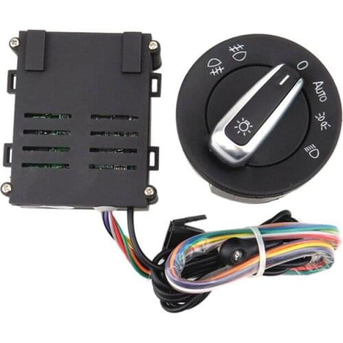 Car Auto Automatic Headlight Sensor Knob Switch Control Module For Volkswagen Golf 4 Mk4 Jetta Mk4 Pat B5 Balo Bora Beetle T5