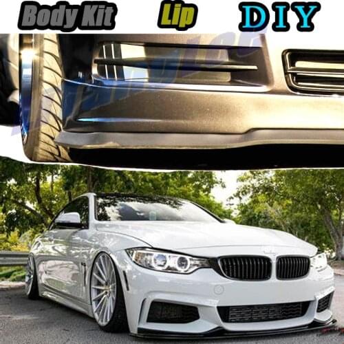 Car Bumper Lip Front Spoiler Skirt Deflector For BMW 4 Series M4 F32 F33 F36 G22/23/ 24 Car Modified Body Kit VIP Hella Flush