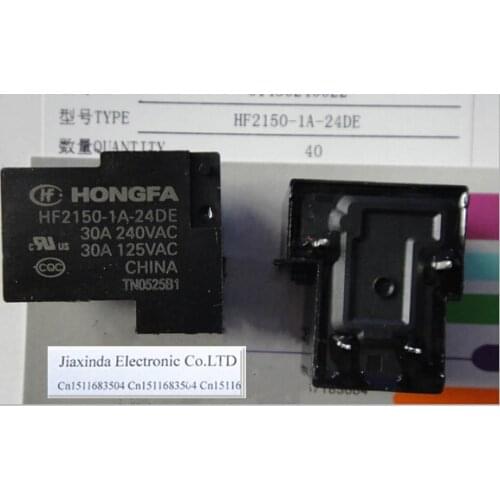 HOT NEW HF2150-1A-24DE HF2150-24DE HF2150 24VDC DC24V 24V T90 30A DIP4