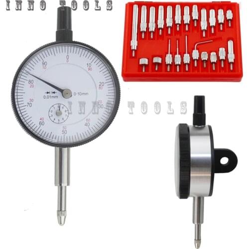 Dial Indicator 0-10mm 25mm Lug Back Test Gauge 22Pcs 4-48 Thread Tip For Dial & Test Indicators 0-30mm Dial Indicator Point Set