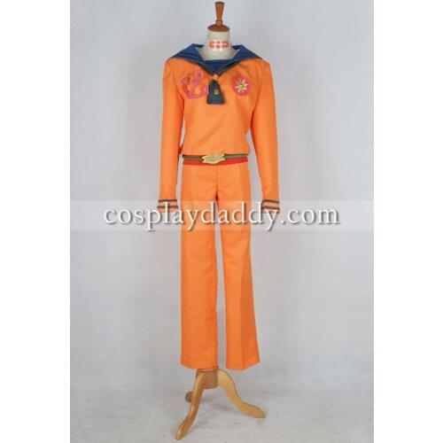 Josuke Costume Yellow Halloween Uniform Set Cosplay Costume