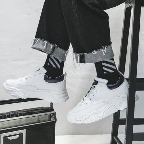 2020 New Casual Breathable Leather Shoes Wild Comfortable Mens Shoes Sneakers Loafers Zapatos De Hombre Male Casual Shoes R13-09