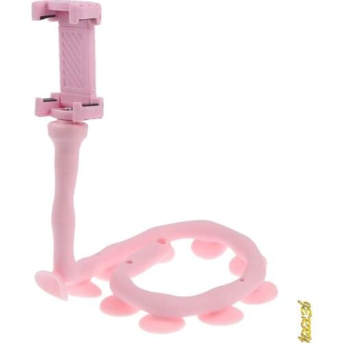 New Cute Caterpillar Lazy Bracket Mobile Phone Holder Worm Flexible Mobile Phone Suction Cup Holder Home Wall-mounted Desktop