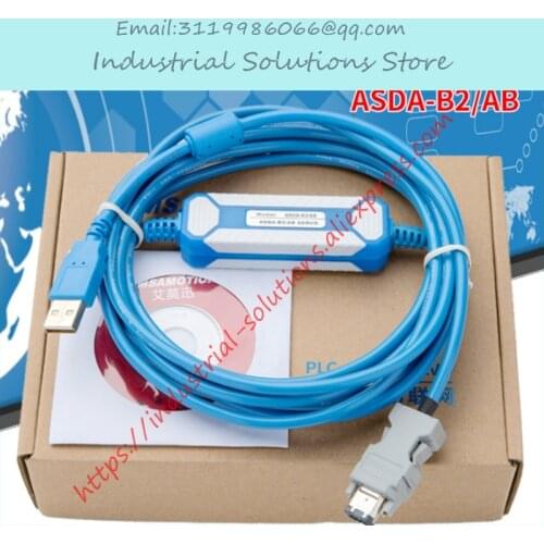 ASD-CNUS0A08 New Compatible OEM Cable For ASDA-B2 ASDA-AB Servo Drive PC Programming Cable