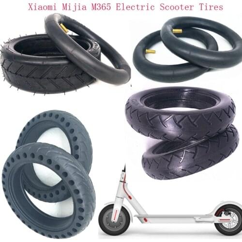 Updated Solid Tire Hollow Non-Pneumatic Tyre Wheel 8 1/2x2 for Mijia M365 Scooter Shock Absorber Anti-slip Tyre Tire
