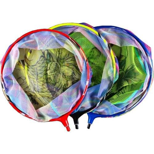 Wholesale color carbon dip net heads light and hard quick-drying sports net heads model carbon aluminum alloy net heads