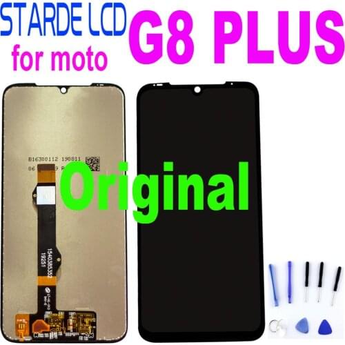 Original LCD For Motorola Moto G8 Plus XT2019 XT2019-2 Lcd Display Touch Glass Digitizer Screen Assembly For Moto G8 Plus Screen