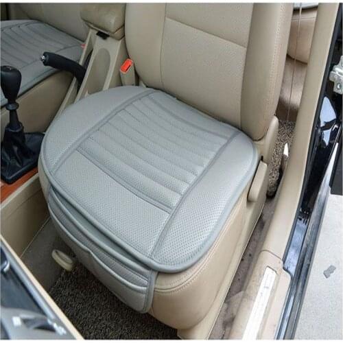 Car drivers seat cushion Bamboo Charcoal Car Front Cushion car seat Cover Pad leather Wear-resisting car pads