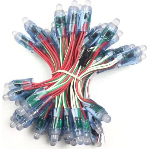 1500pcs 12mm WS2811 Full Color LED Pixel Light Module DC 5V input IP68 waterproof RGB color 2811 IC Digital LED christmas Light
