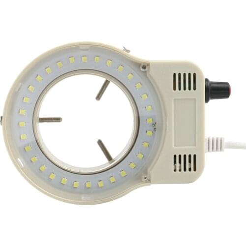 Adjustable SMD 32 LED Ring Light Illuminator Lamp 110V-240V For Industrial Video Microscope C Mount Camera Stereo Microscope