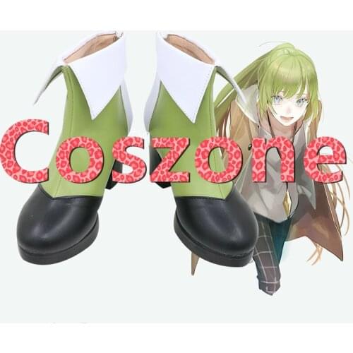Fate Grand Order Enkidu Green Cosplay Shoes Boots Halloween Carnival Cosplay Costume Accessories