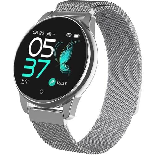 Serie 4 Color Screen Smart Bracelet Heart Rate Blood Pressure Monitoring Bluetooth Sports Watch Pedometer Black Steel Adult Gold