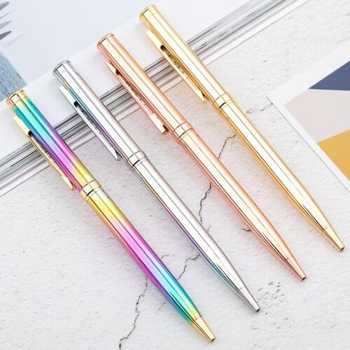 10 Pcs Per Set Wholesale Metal Pen Gift Sales Gift Pen Metal Ball Point Pen Hotel Metal Pen for Present for Teacher