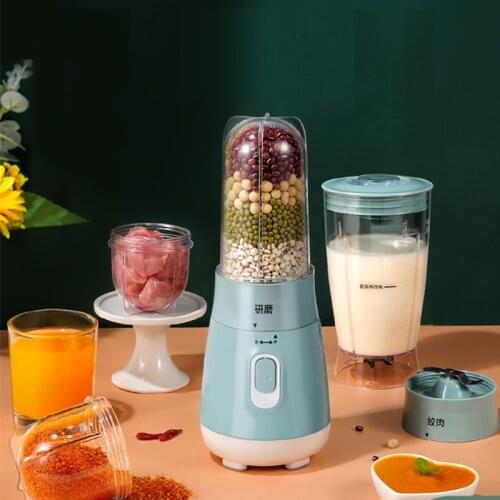220V Electric Juicer Mini Household Grain Medicine Milling Machine Multi Meat Grinder Baby Food Maker EU/AU/UK/US Plug