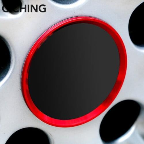 4pcs Car Styling Ring Wheel Hub Decoration Circle Stickers For Honda Honda Accord 8 9 10 Airwave Civic 10 NSX 2 Car Accessories