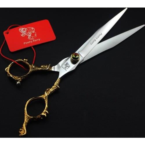 7inch High Quality Monkey Handle Pet Grooming Shears Hair Scissors Free Shipping
