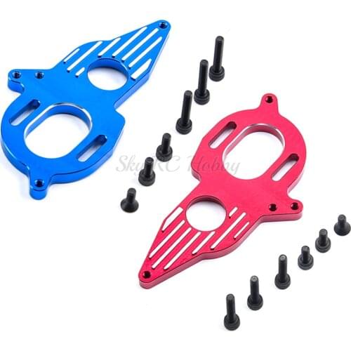 Aluminum Adjustable Motor Mount with Cooling Heat Sink Seat for Arrma 1:10 4X4 3S 4S BLX Brushless Vehicles Granite Mega