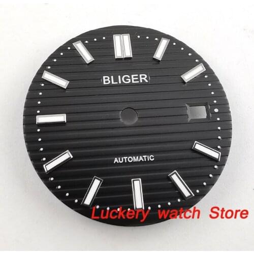 29.8mm bliger black dial fit for 2824 2836 Miyota 8215 821A Mingzhu 2813 Automatic movement-BP60
