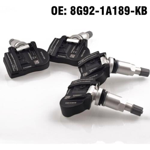 4 PCS Car Tire Pressure Monitor Sensor TPMS 8G92-1A189-KB for Ford Galaxy S-Max Mondeo