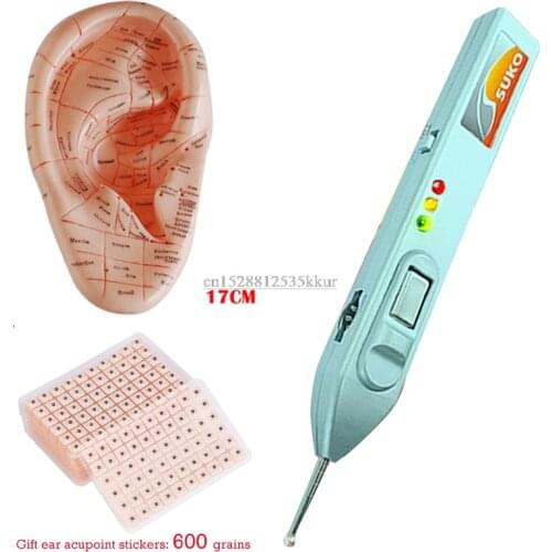 Auricular Points Detector Automatic Ear Detection Pen Sound Acupressure Therapy Ear Auriculotherapy Acupressure Machine