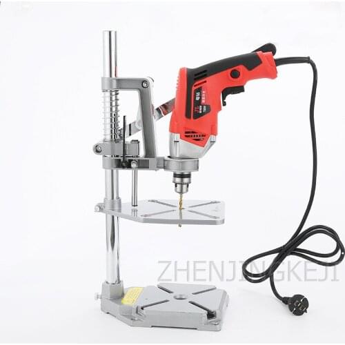 Dual Use Electric Drill Bracket Electric Drill Shelf Iron Base Universal Bracket Multifunction Micro Bench Drill Fixing Frame