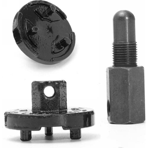 1SET Universal 14mm Piston Stop Chainsaw Clutch Flywheel Removal Tool Black