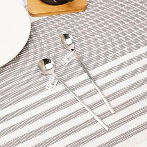 Creative Round/Pointed Head Spoon Stainless Steel Coffee Spoon Kitchen Household Tool Teaspoon Milk Scoop Creative Tableware
