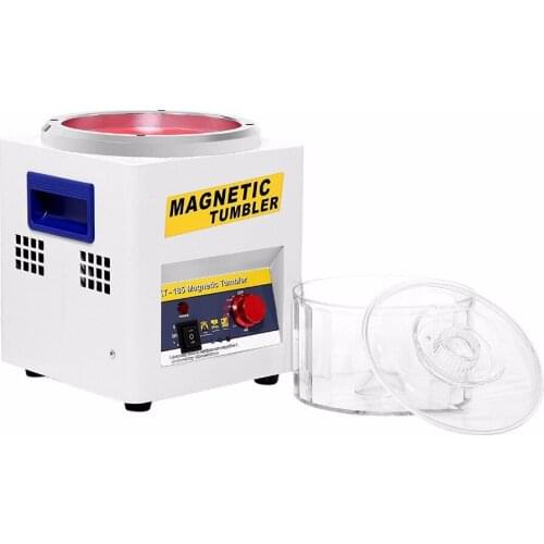 Magnetic Tumbler Jewelry Polisher Finisher Finishing Machine, Magnetic Polishing Machine AC 110V/220V Available