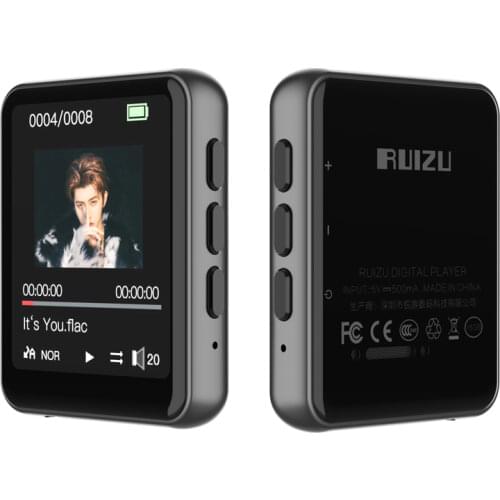 Metal Bluetooth MP3 player e-book radio recording Mini Full Screen built-in speaker Walkman video playback