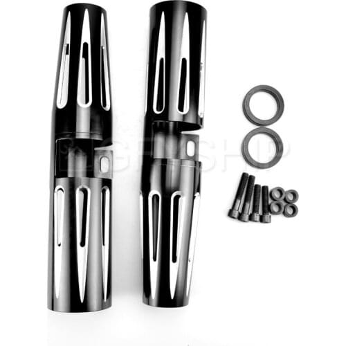 Motorcycle For Harley Sportster XL883 XL1200 2004 to 2013 Nightster XL883 1200 72 39mm Motorcycle Fork Boots Shock Sliders Cover