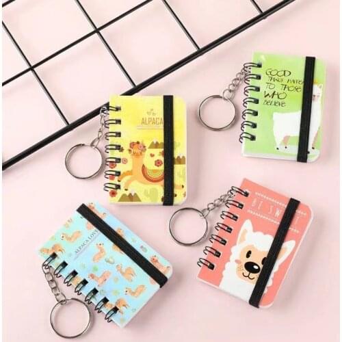 Cartoon portable pocket notebook mini record book word book cute creative coil book portable small note notebook