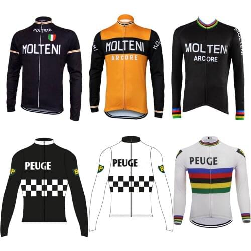 Multi-style! 2020 Bicycle Long Sleeve Professional Team Winter/Spring Autumn Cycling Wear Camisa Ciclismo Mountain Bike Jersey