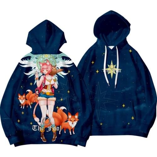 Unisex Hip Hop Newest Hoodie Sexy Blue Print Hooded Sweatshirts Harajuku Hoodies Men/Women