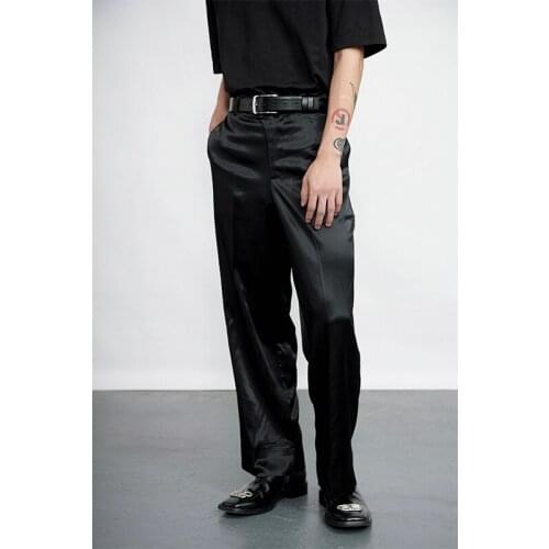 27-46 New 2021 Men clothing GD Hair Stylist fashion Drooping sensation Loose casual Pants Trousers plus size singer costumes