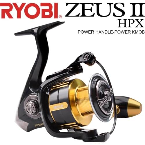 2021NEW RYOBI ZEUS HPX Ⅱ Spinning Fishing Reels 1000HPX-6500HPX Meta Spool Wheel Gear Ratio 5.1:1/5.0:1 7+1BB Max Drag 6kg-10kg