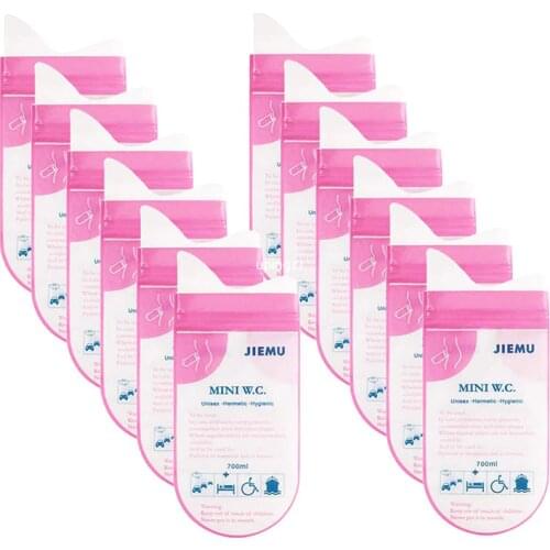 New 700ml Emergency Portable Car Urine Bag Vomit Bags Handy Unisex Mini Mobile Toilets Disposable Urinal Toilet Bag 1 order