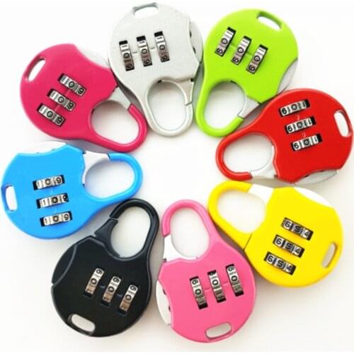 NEW For Room Suitcase Travel Mini Security Tool 3 Digits Number Pure Cooper Brass Combination Lock Password Lock