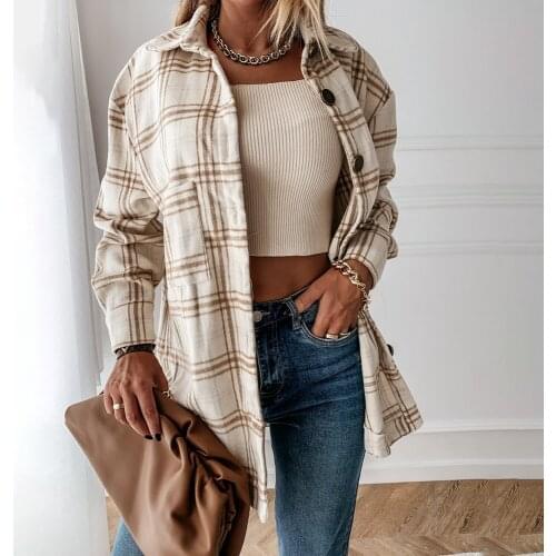 Женские рубашки в клетку OIMG China At AliExpress