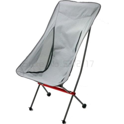 Outdoor folding chair portable beach art sketch camping fishing Moon chair