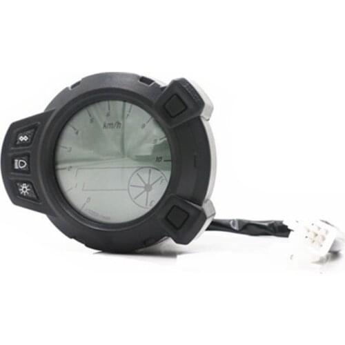 Universal 10000 RMP 7 Color Oil Level LCD Digital Speedometer Tachometer Odometer Motorcycle For Yamaha BWS 125 Chopper Touring