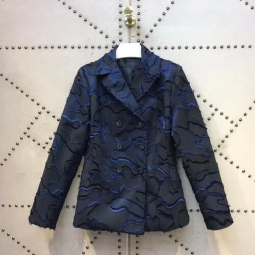 High-end Jacket Women Coat 2021 Winter Runway Designer Double Breasted Camouflage Jackets Top Outwear