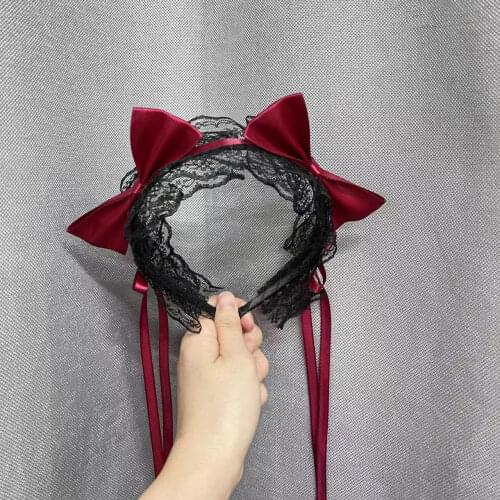 Women Animal Cat Ears Headband Lolita Kawaii Anime Hair Hoop Party Headpiece Ears on The Head Kawaii Accessories Dropshipping