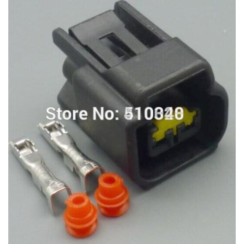 100set. 2.3mm 2 hole gnition coil ignition coil sheath connector plug i with end blocking