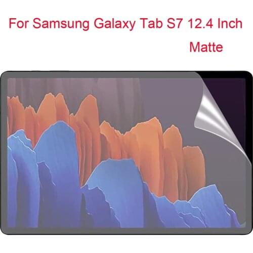 100pcs/lot Matte Screen Protector Film for Samsung Galaxy Tab S7/S7 Plus/Galaxy Tab S7 FE (12.4 inch)