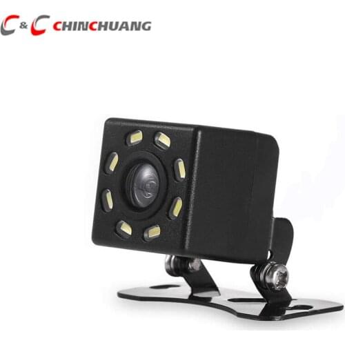 8 LED Lights Universal Vehicle Back Up Reverse Camera 170 Degree View Angle Night Vision Waterproof for Car monitor Auto Rear