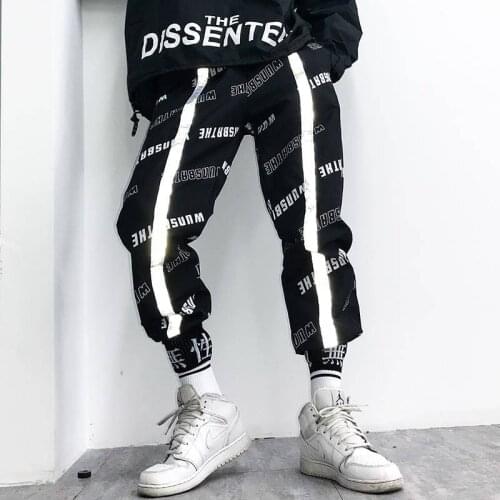 Hip Hop pantalones Streetwear Harajuku Joggers hombres pant