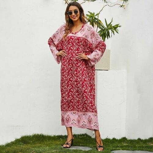 Long African Dresses For Women Africa Clothing African Design Bazin Abayas Dubai Robe Dashiki Print Maxi Dress Africa Clothing