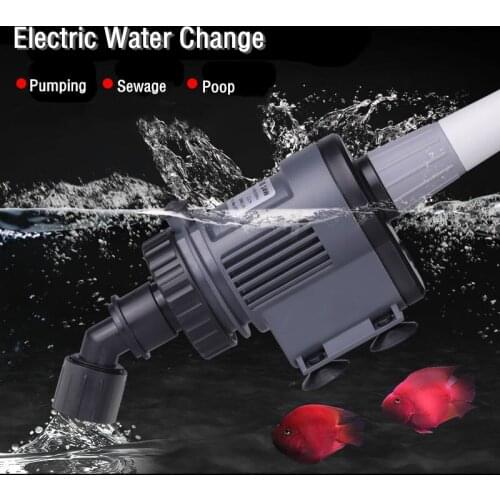 Electric Aquarium Water Change Pump Fish Tank Gravel Cleaner Siphon Filter Pump Aquarium Vcuum Cleaning Tools